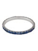 Baby Gold 14K Blue Sapphire Eternity Band