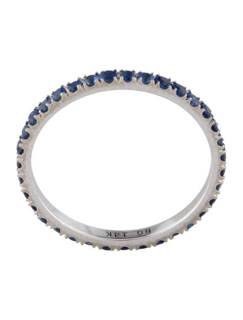 Baby Gold 14K Blue Sapphire Eternity Band
