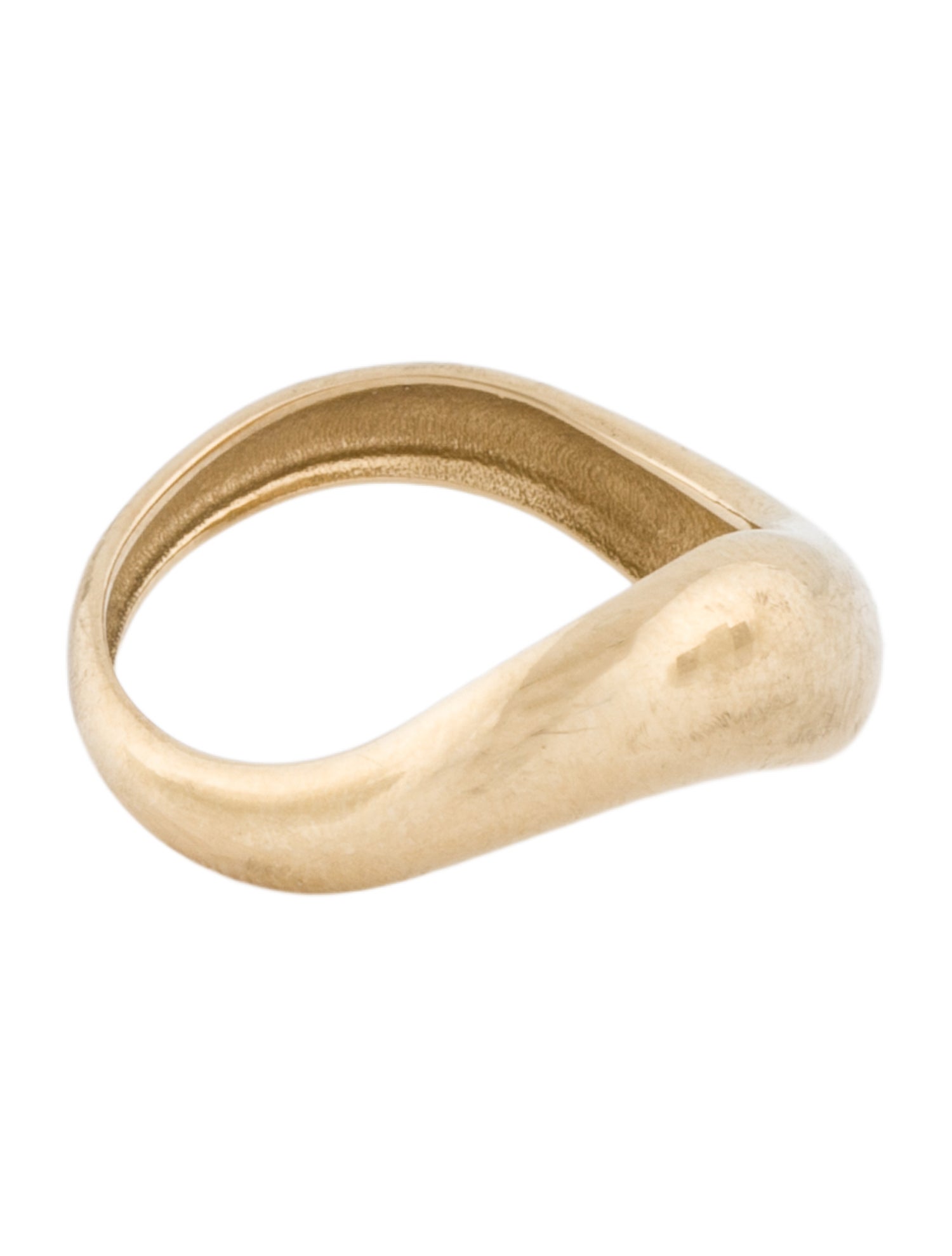 Baby Gold 14K Puff Wave Ring