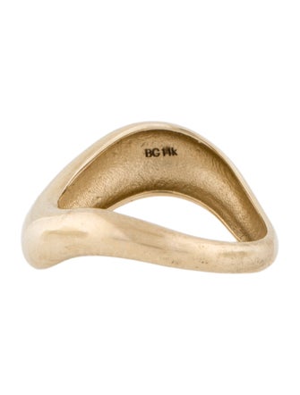 Baby Gold 14K Puff Wave Ring