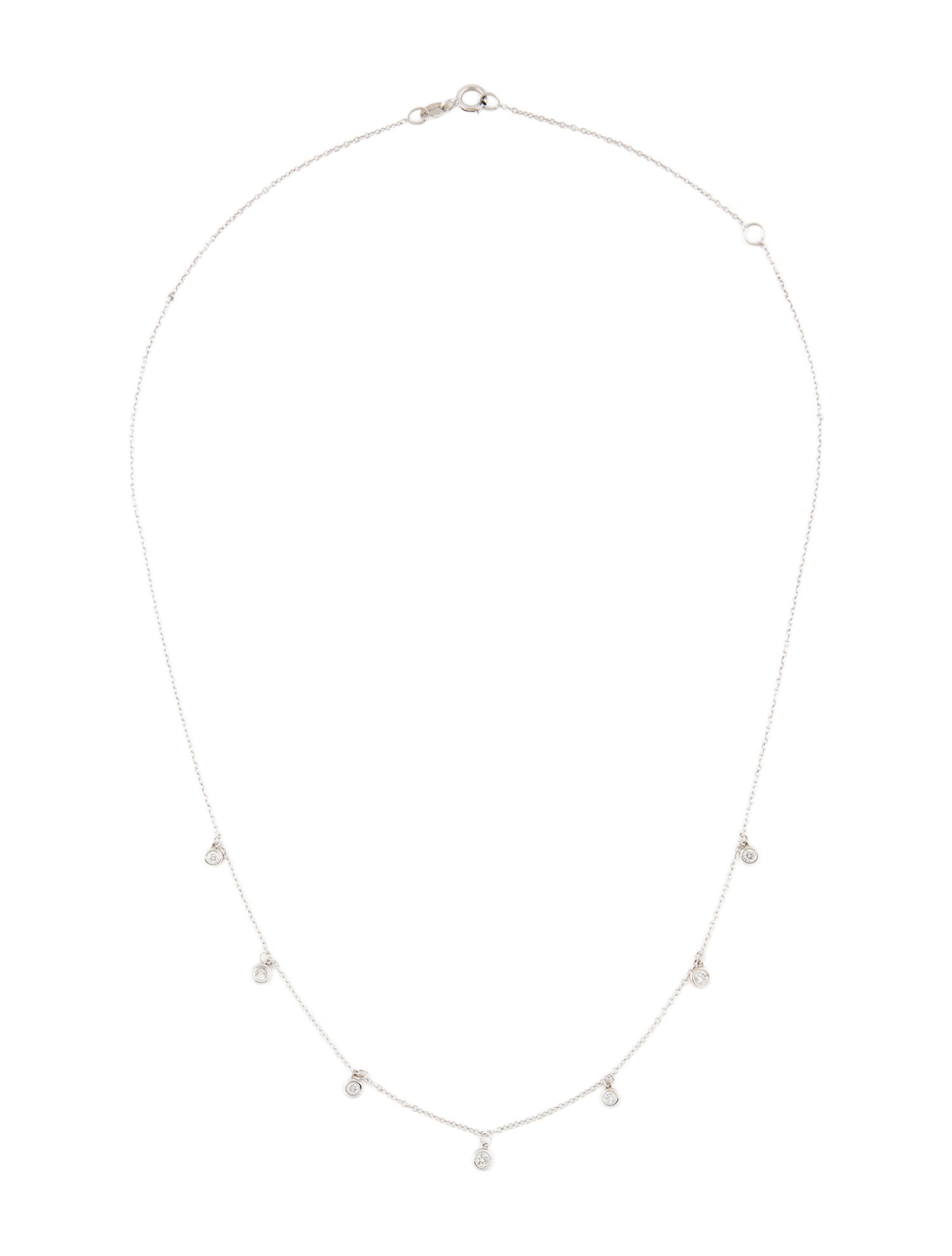 Baby Gold 14K Diamond Multi Drop Necklace