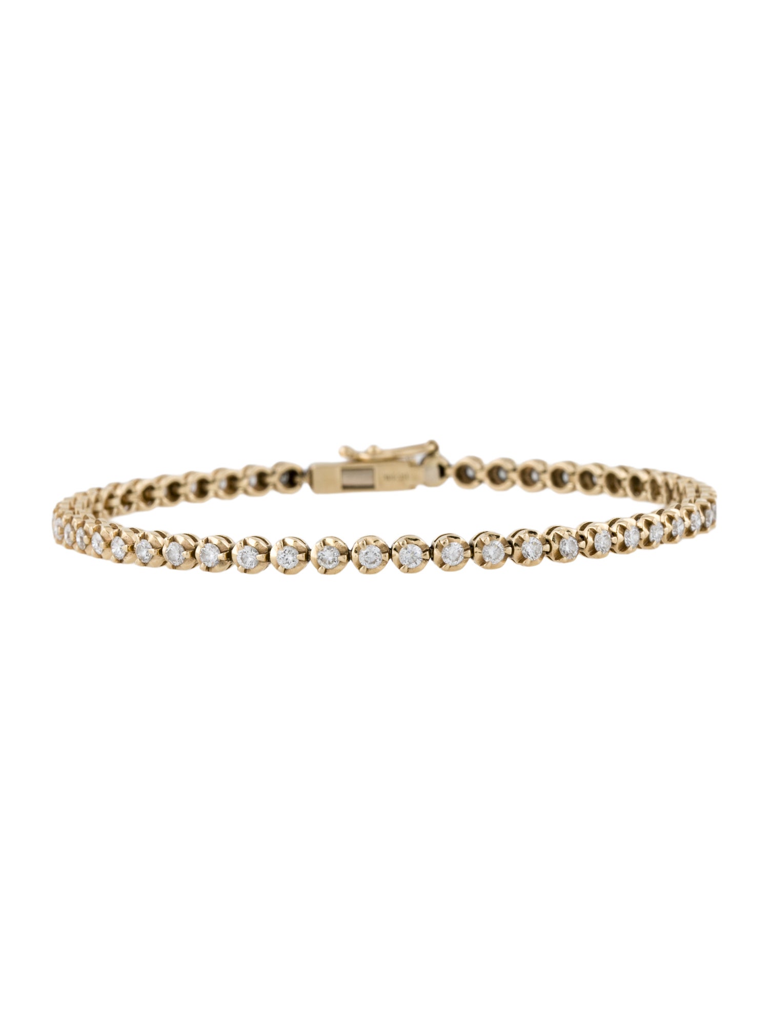 Baby Gold 14K Diamond Allure Tennis Bracelet
