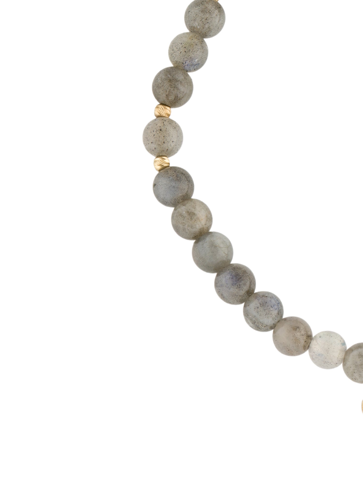 Baby Gold 14K Labradorite Beaded Bracelet