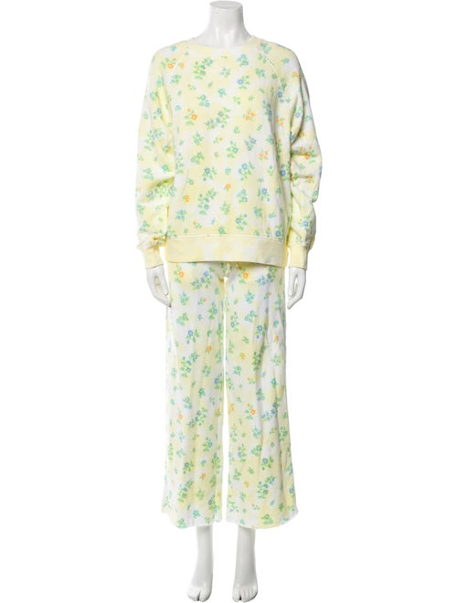 Bandier Floral Print Pant Set