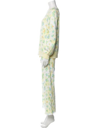 Bandier Floral Print Pant Set