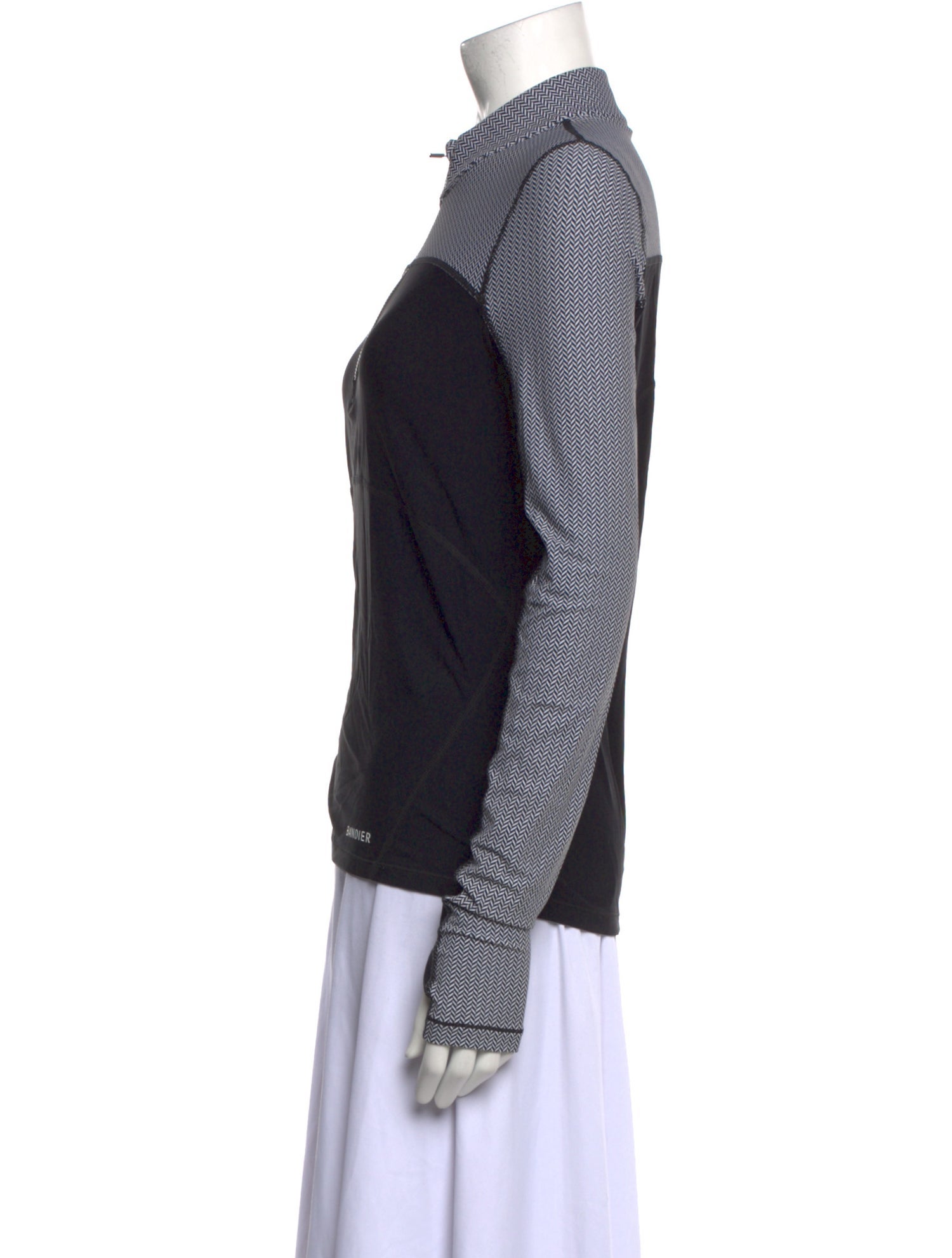 Bandier Mock Neck Long Sleeve Top w/ Tags