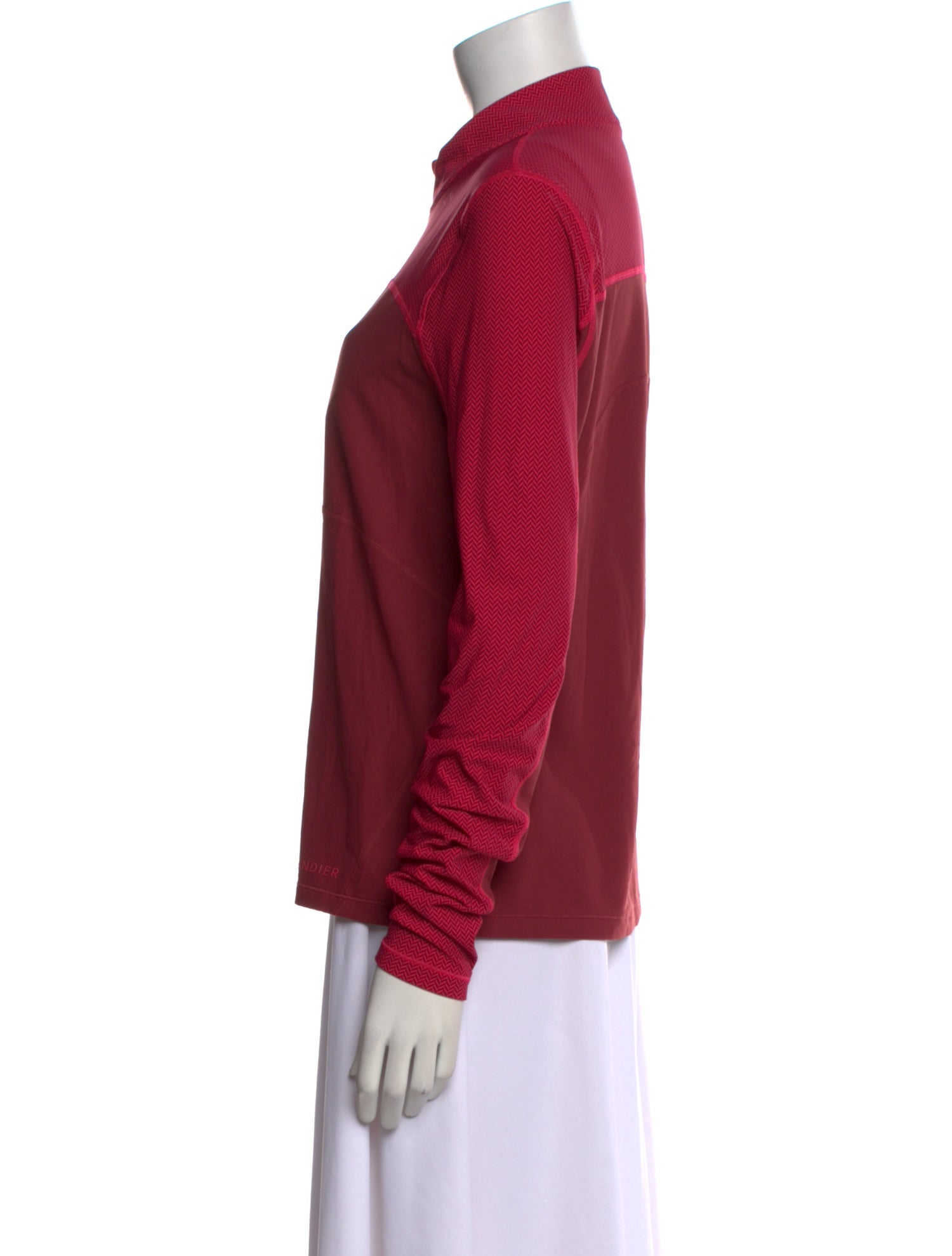 Bandier Mock Neck Long Sleeve Sweatshirt