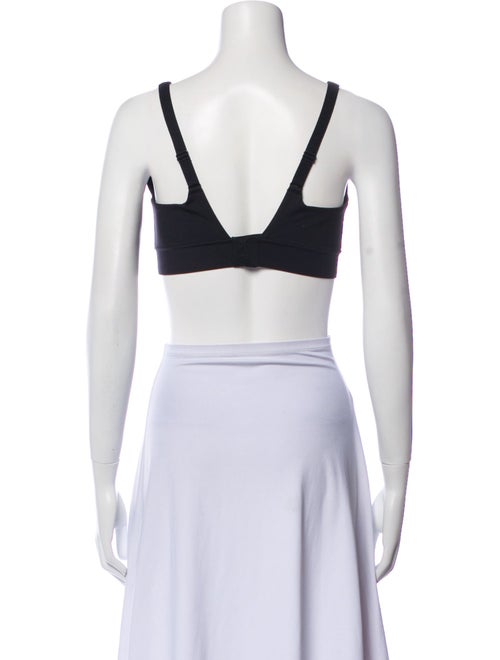 Bandier Nylon V-Neck Crop Top