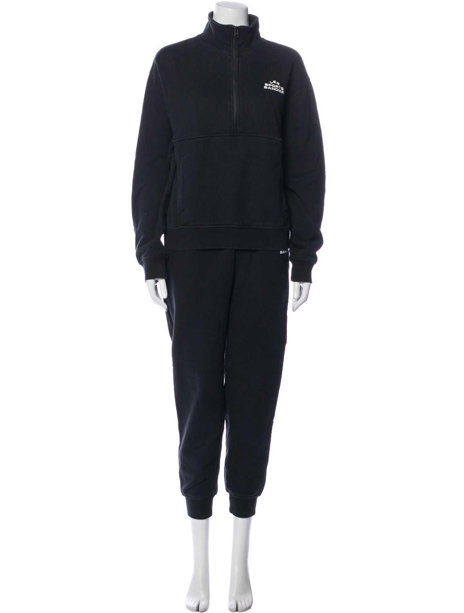 Bandier Embroidered Accent Pant Set