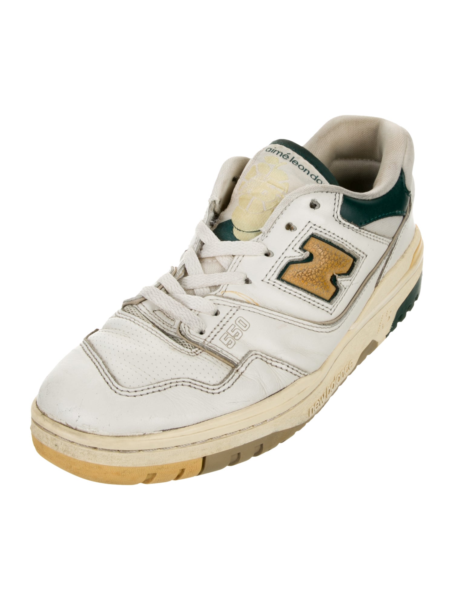 Aimé Leon Dore x New Balance Leather Printed Sneakers