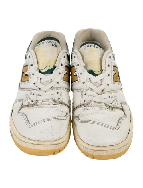 Aimé Leon Dore x New Balance Leather Printed Sneakers