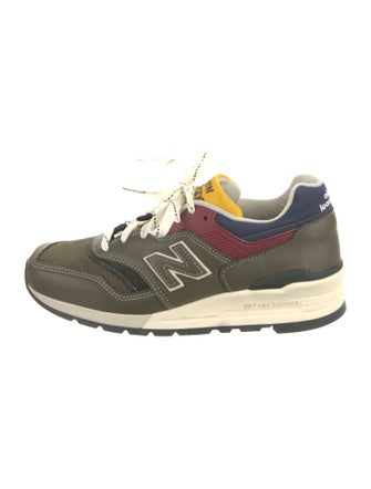 Aimé Leon Dore x New Balance Suede Printed Athletic Sneakers