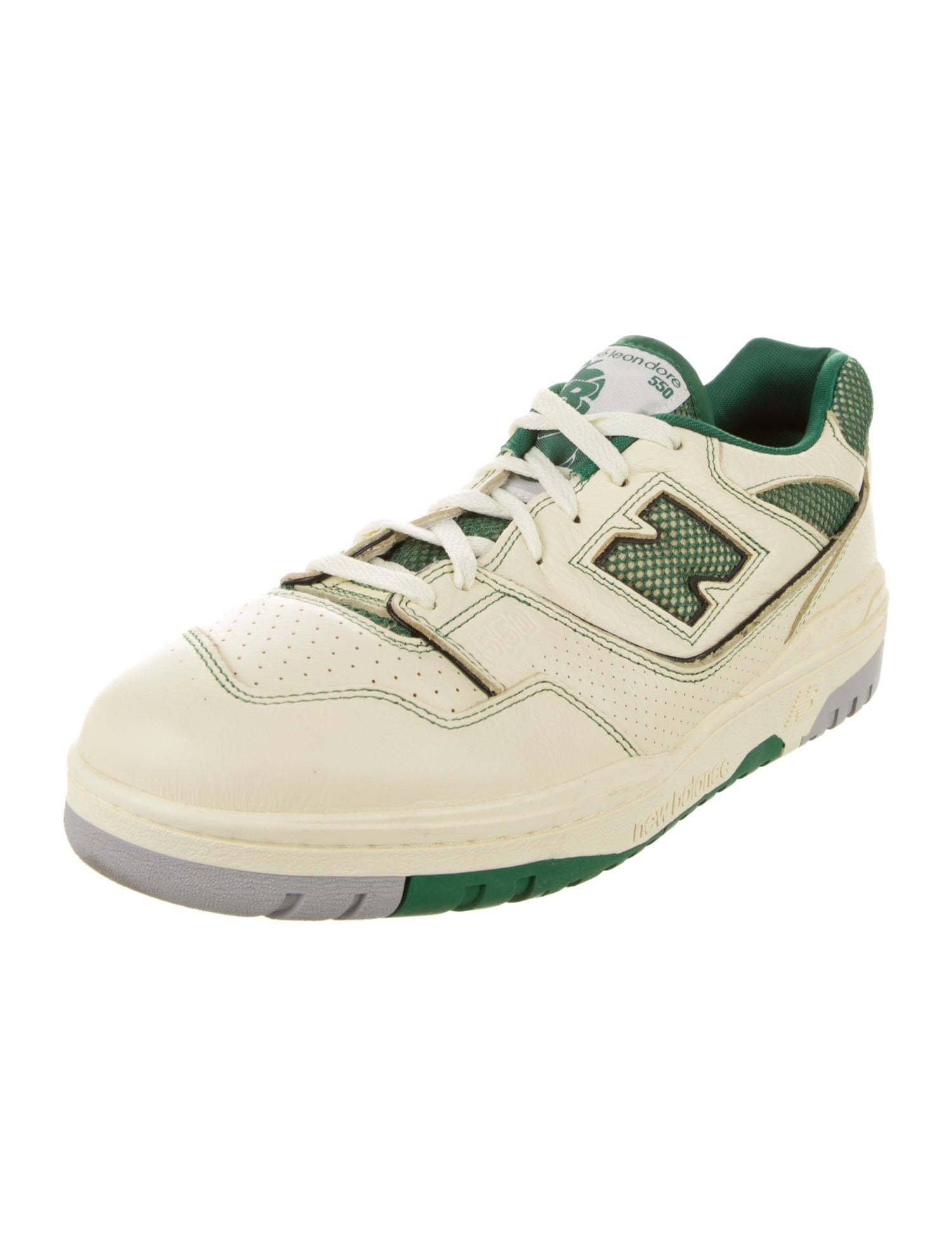 Aimé Leon Dore x New Balance Leather Colorblock Pattern Athletic Sneakers
