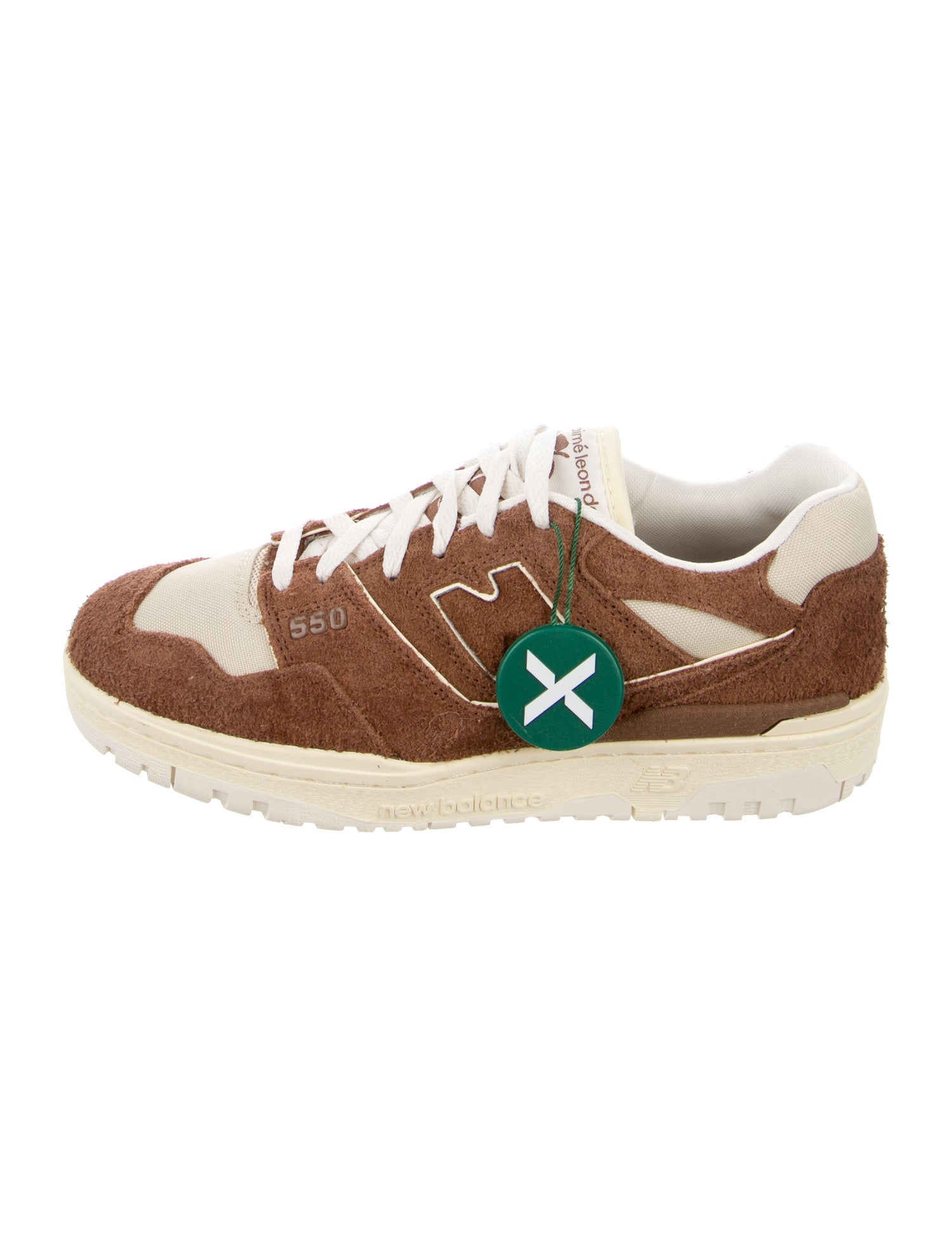 Aimé Leon Dore x New Balance Suede Printed Athletic Sneakers
