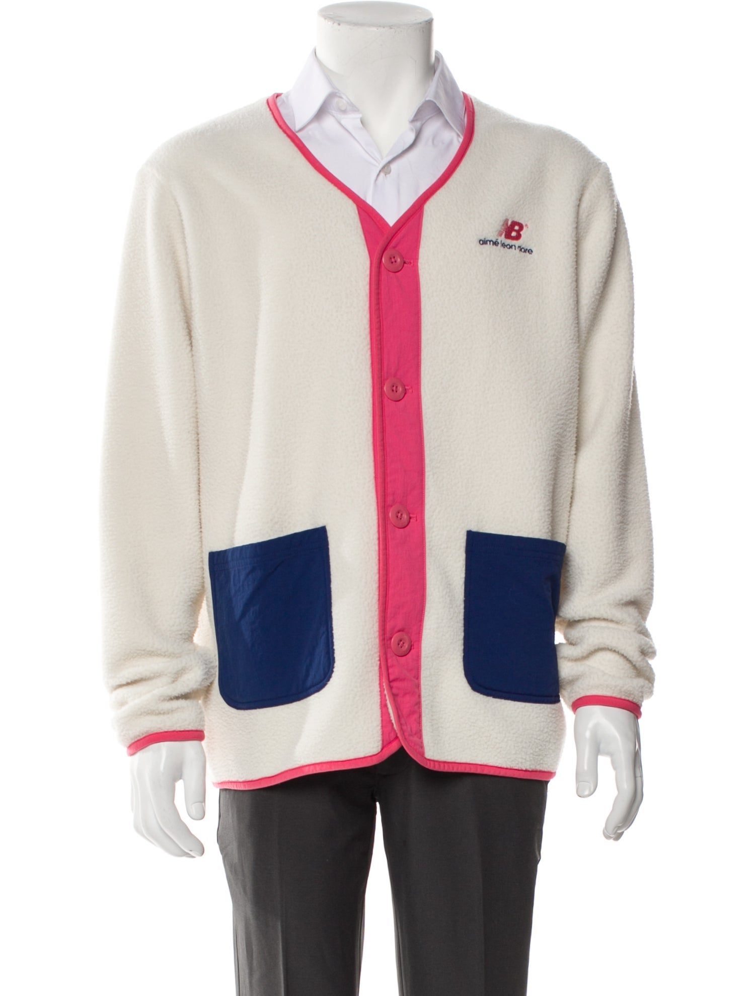 Aimé Leon Dore x New Balance Colorblock Pattern Moto Jacket