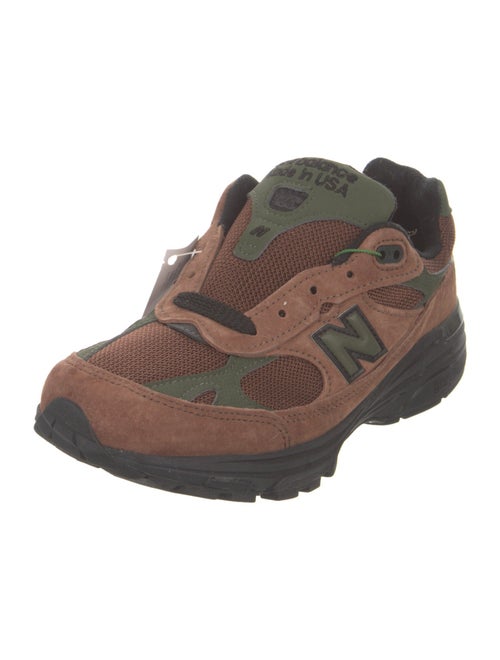 Aimé Leon Dore x New Balance Suede Printed Athletic Sneakers