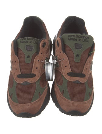 Aimé Leon Dore x New Balance Suede Printed Athletic Sneakers