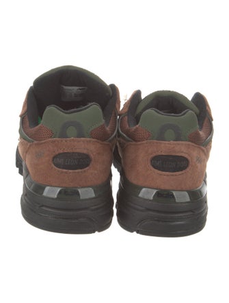 Aimé Leon Dore x New Balance Suede Printed Athletic Sneakers