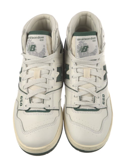 Aimé Leon Dore x New Balance Leather Printed Sneakers