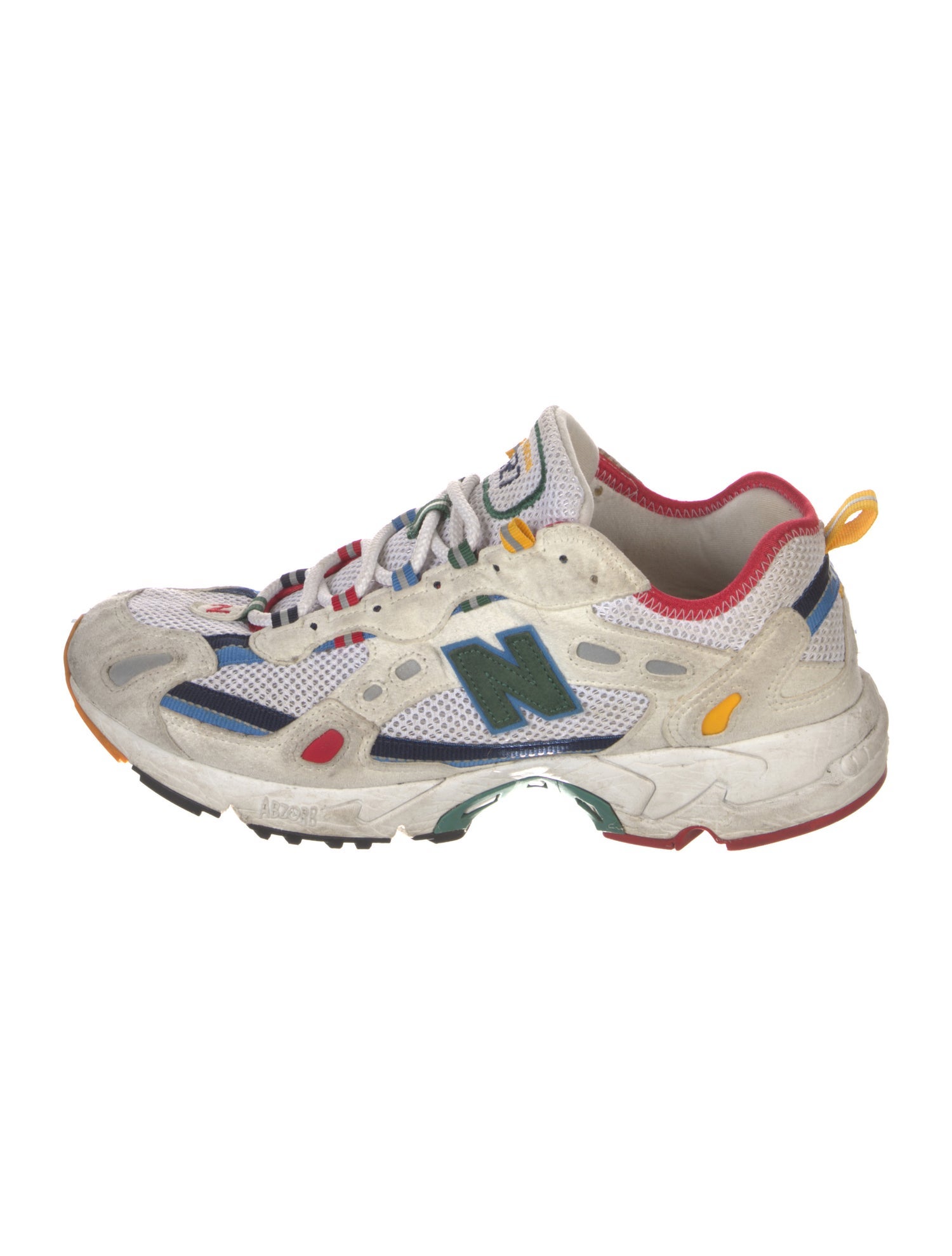 Aimé Leon Dore x New Balance Leather Printed Athletic Sneakers