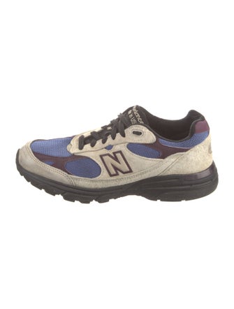 Aimé Leon Dore x New Balance Suede Printed Sneakers