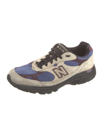 Aimé Leon Dore x New Balance Suede Printed Sneakers