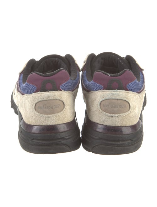 Aimé Leon Dore x New Balance Suede Printed Sneakers