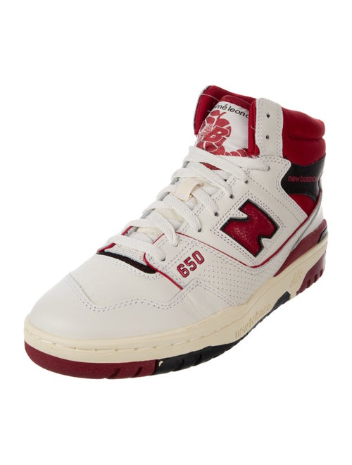 Aimé Leon Dore x New Balance Leather Printed Sneakers