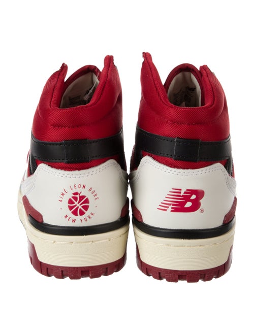 Aimé Leon Dore x New Balance Leather Printed Sneakers