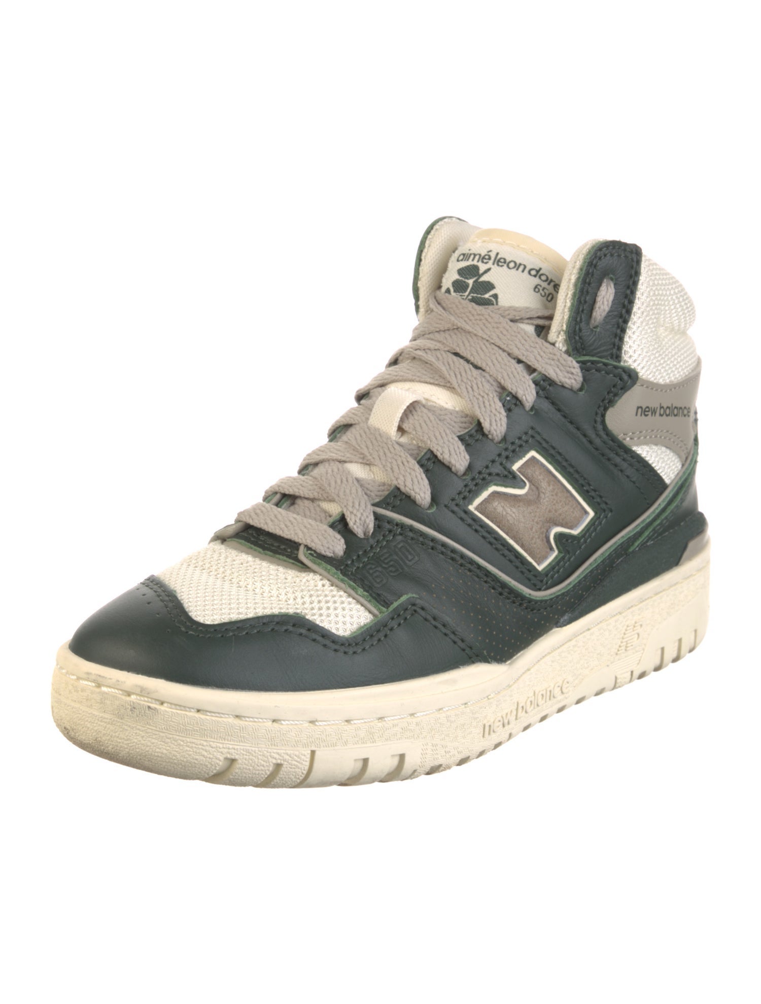 Aimé Leon Dore x New Balance Leather Printed Sneakers