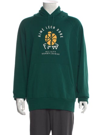 Aimé Leon Dore x New Balance Graphic Print Crew Neck Hoodie