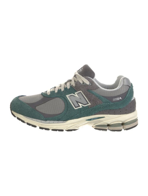 New Balance Suede Colorblock Pattern Athletic Sneakers