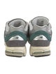New Balance Suede Colorblock Pattern Athletic Sneakers