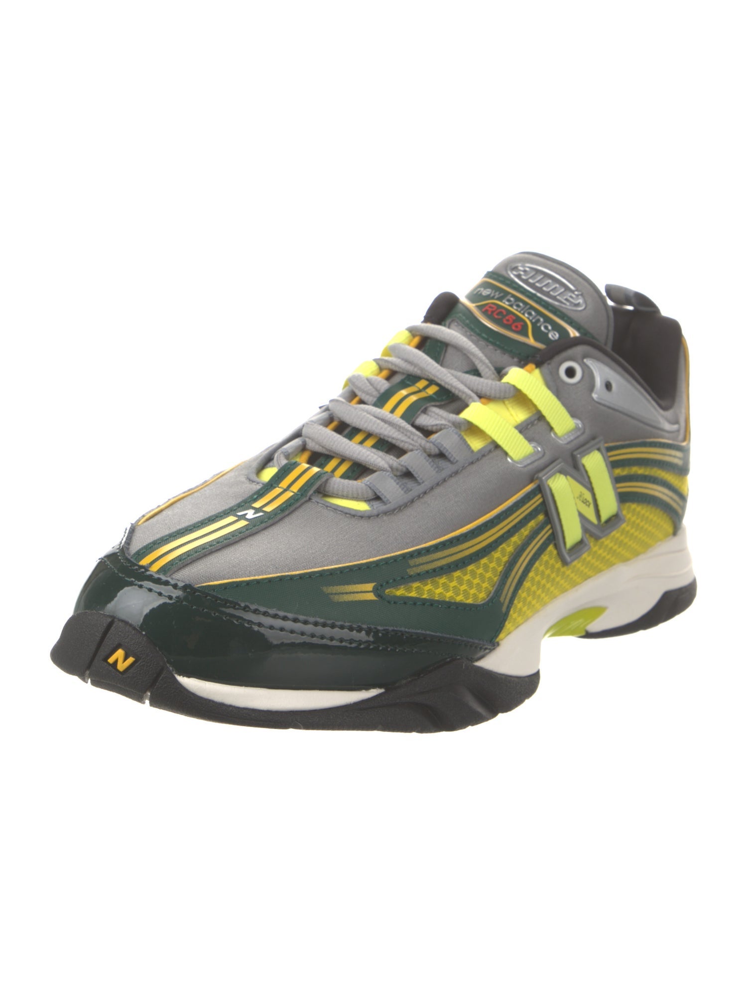 Aimé Leon Dore x New Balance Leather Printed Sneakers