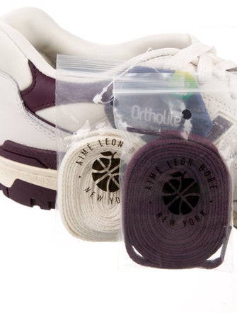 Aimé Leon Dore x New Balance Leather Printed Sneakers