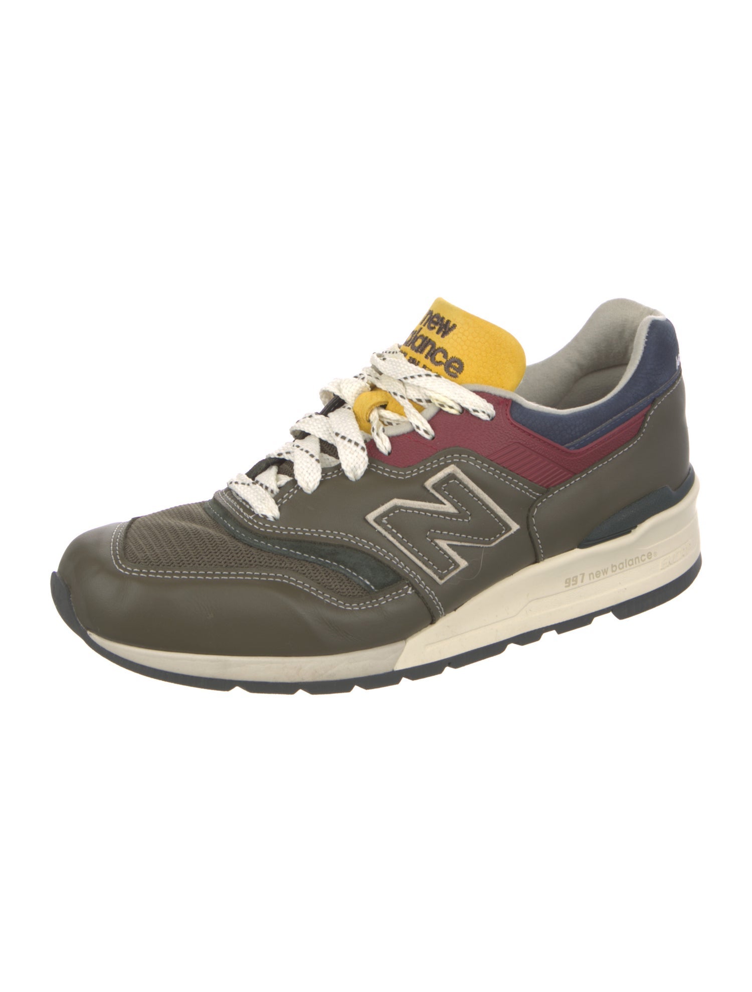 Aimé Leon Dore x New Balance Leather Printed Sneakers