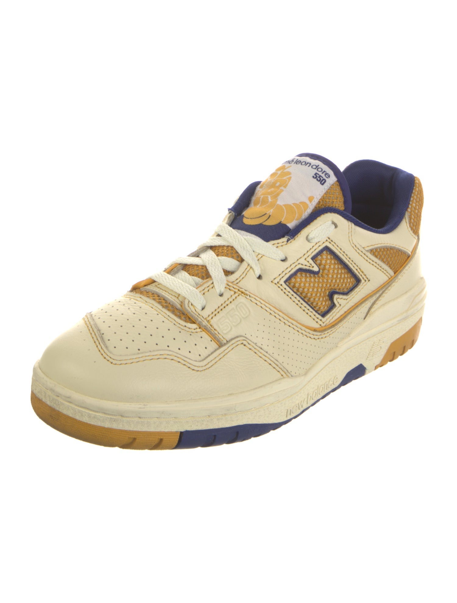 Aimé Leon Dore x New Balance Leather Printed Athletic Sneakers