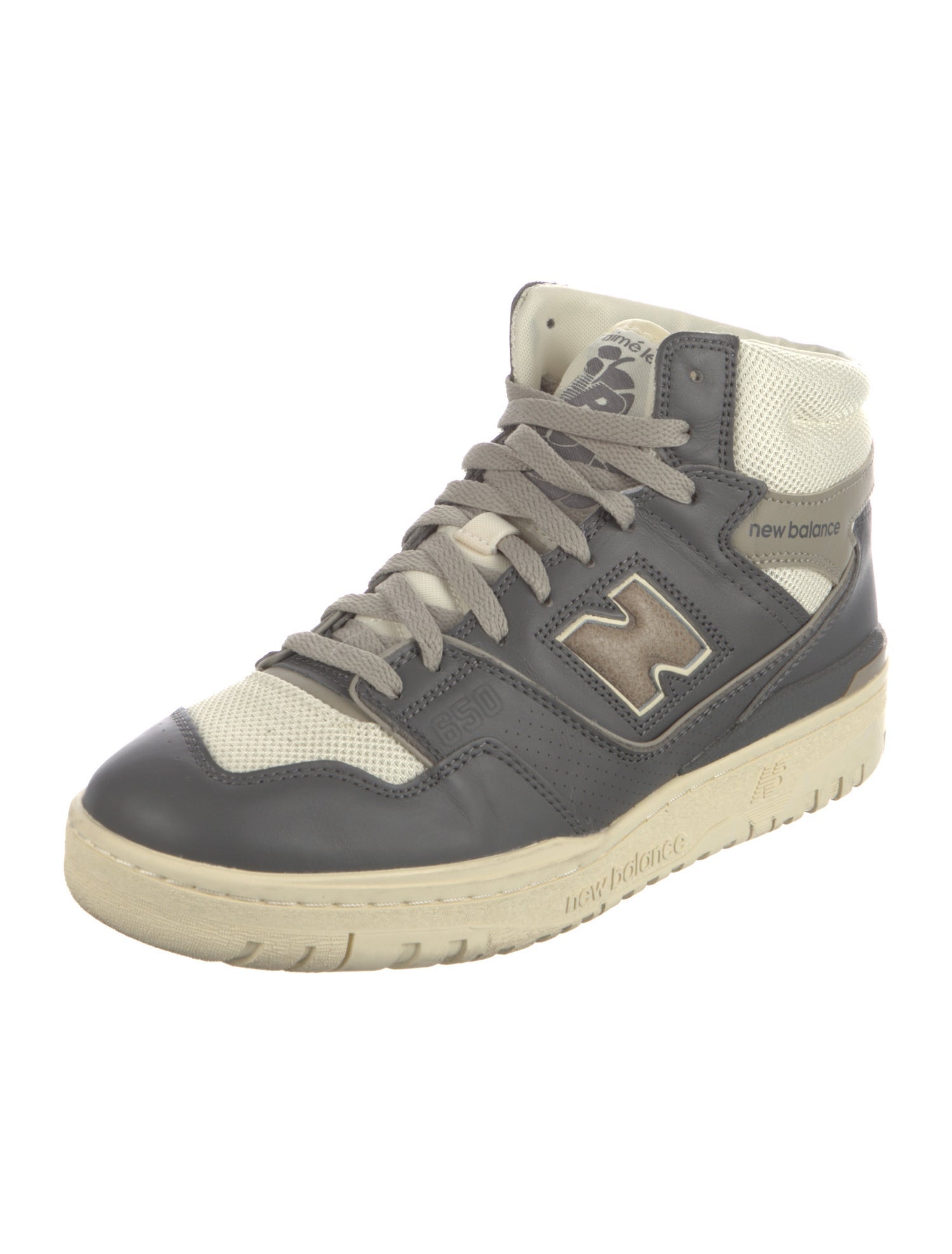 Aimé Leon Dore x New Balance Leather Colorblock Pattern Sneakers