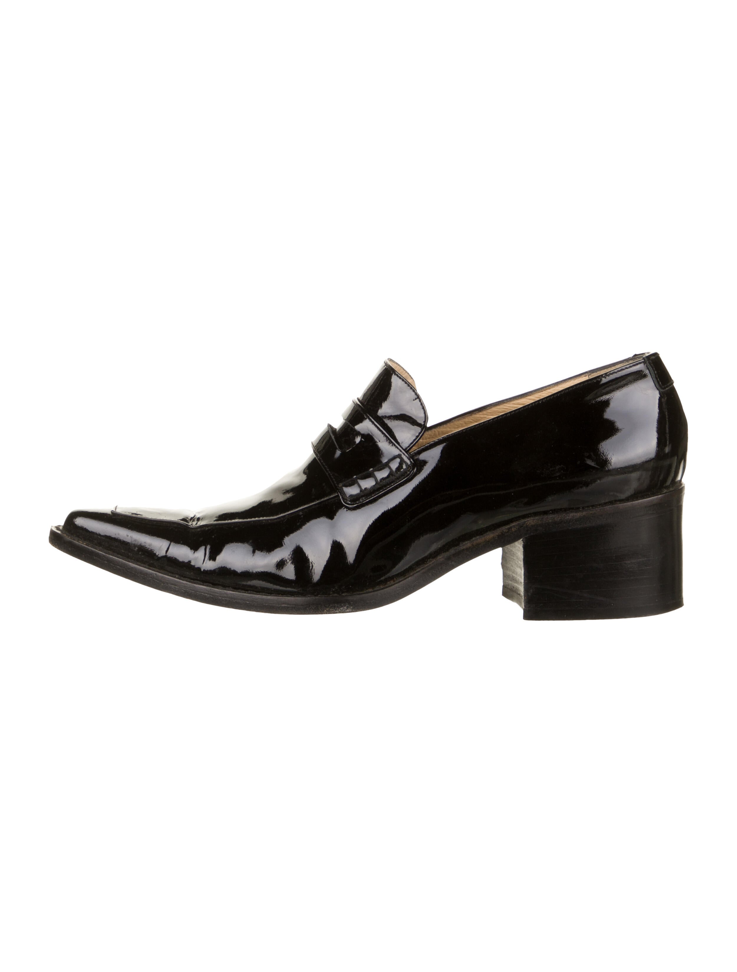 Barney's New York Patent Leather PointedToe Pumps Shoes WBANY26037