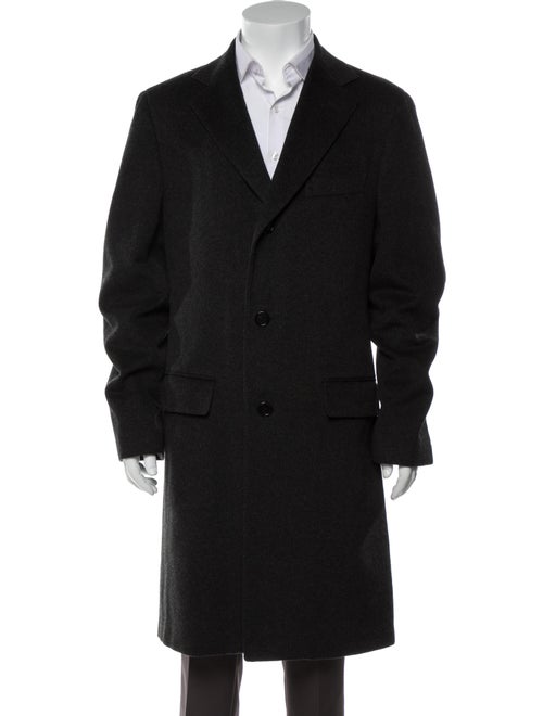 Barney's New York Cashmere Peacoat Grey