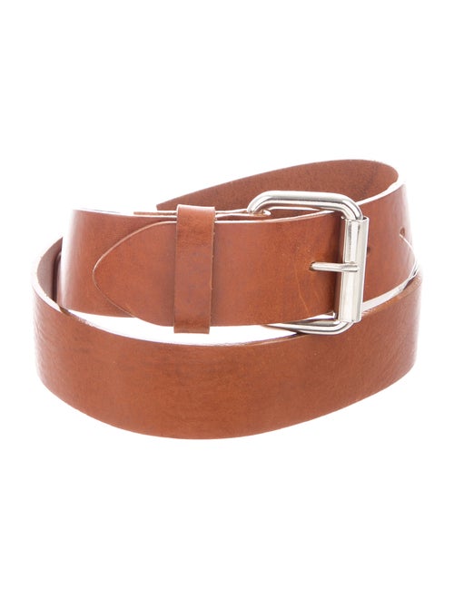 Barney's New York Leather Hip Belt Brown