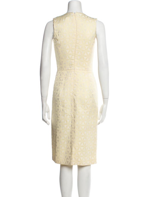 Barney's New York Crew Neck Midi Length Dress