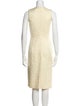 Barney's New York Crew Neck Midi Length Dress