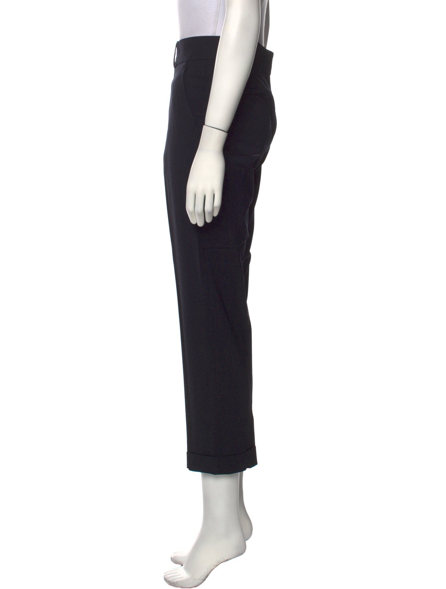Barney's New York Virgin Wool Straight Leg Pants