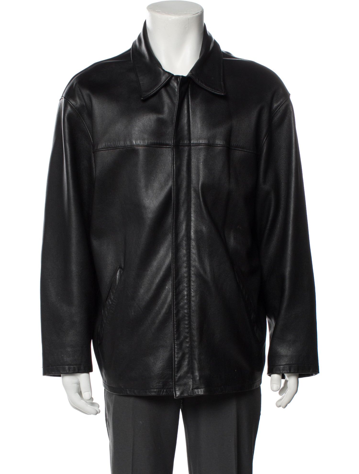 Barney's New York Vintage Leather Moto Jacket
