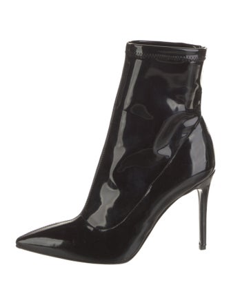 Barney's New York Patent Leather Sock Boots