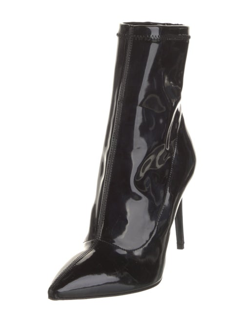 Barney's New York Patent Leather Sock Boots