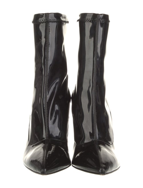 Barney's New York Patent Leather Sock Boots