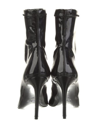 Barney's New York Patent Leather Sock Boots