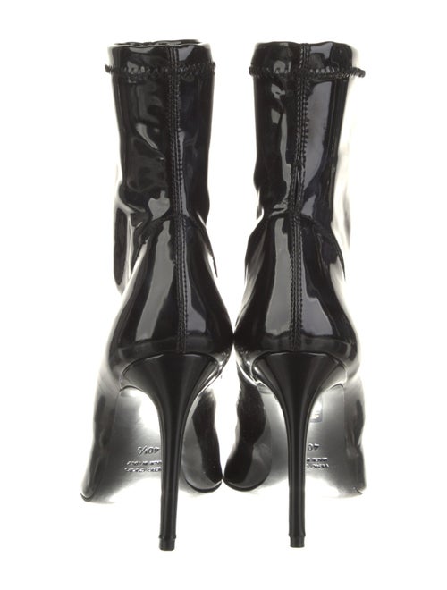 Barney's New York Patent Leather Sock Boots